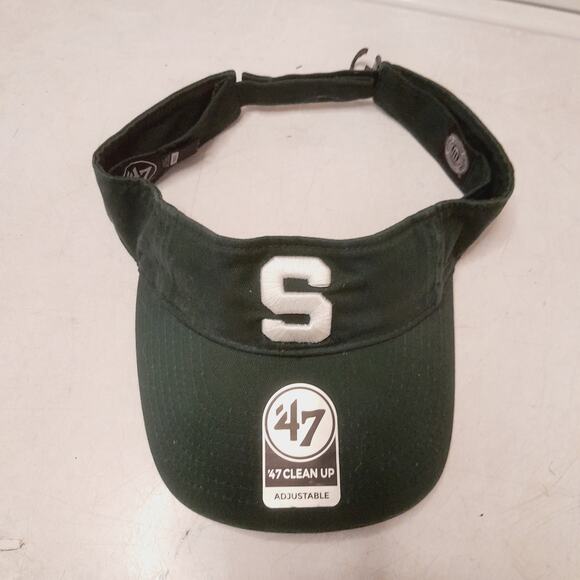 Michigan State Spartans Visor Dark Green New  Team Logo - Picture 3 of 3